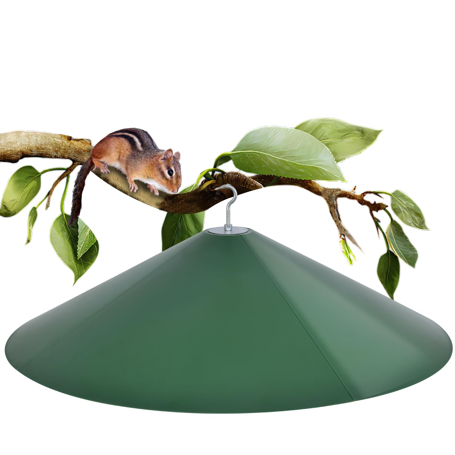 KITVONA 24-inch squirrel baffle on a pole deterring climbs