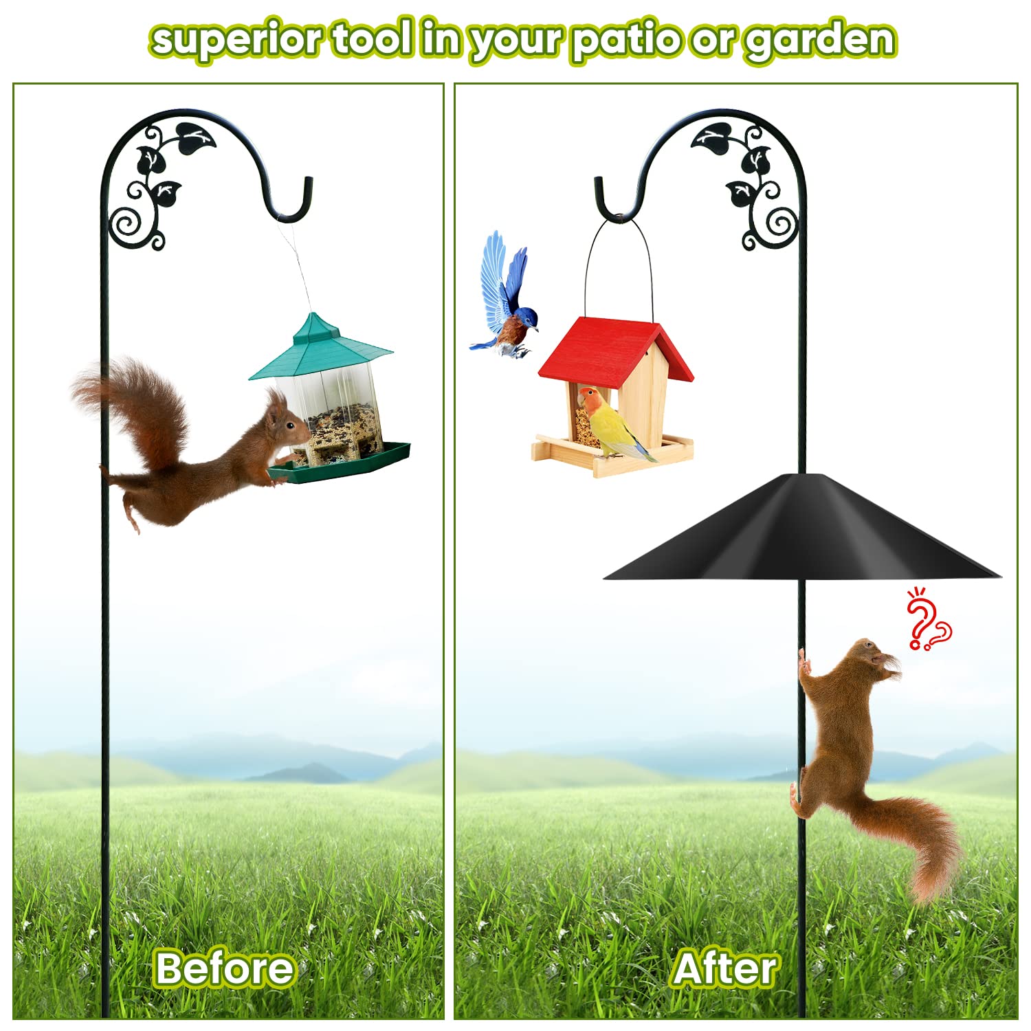KITVONA proper placement guideline showing distance from tree trunk.