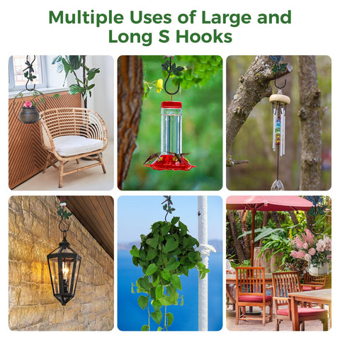 Kitwinney set of 3 S hooks for versatile hanging options.