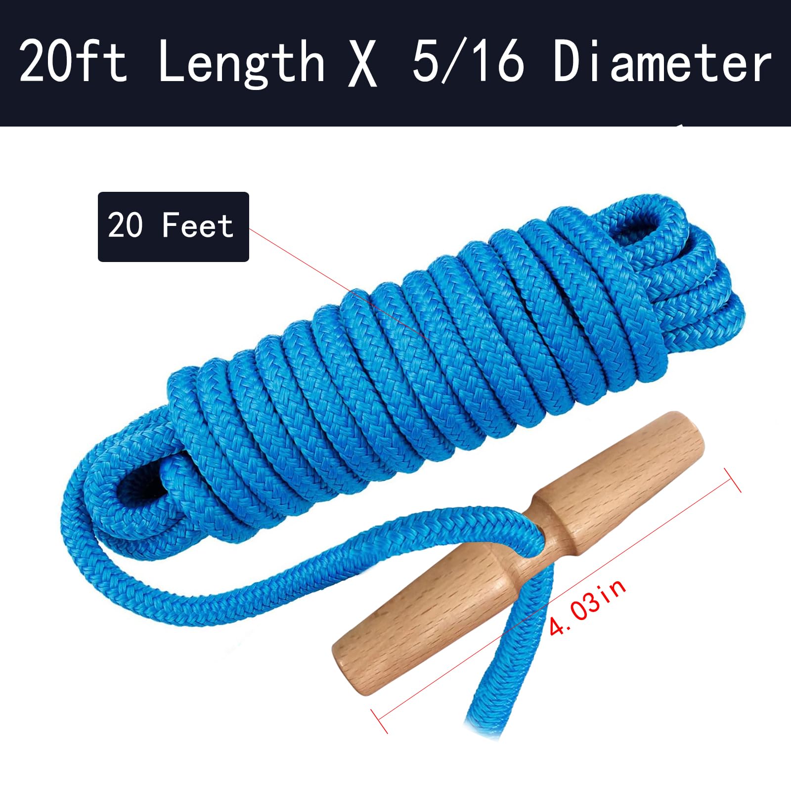 KIXILO PR-20 braided polyester core close-up highlighting durability for tough pruning tasks.