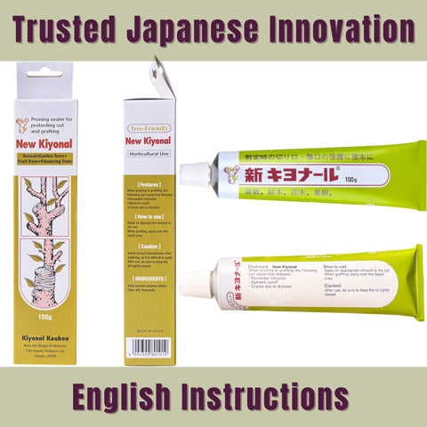 Kiyonal 100g bonsai paste offering long-lasting protection.