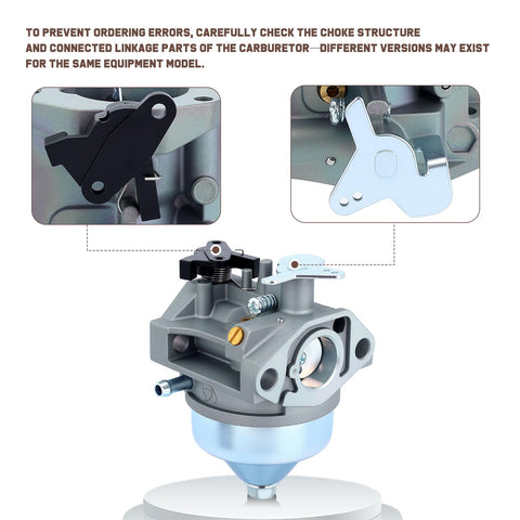 Kizut GCV190 carburetor package includes gaskets and filters for replacement