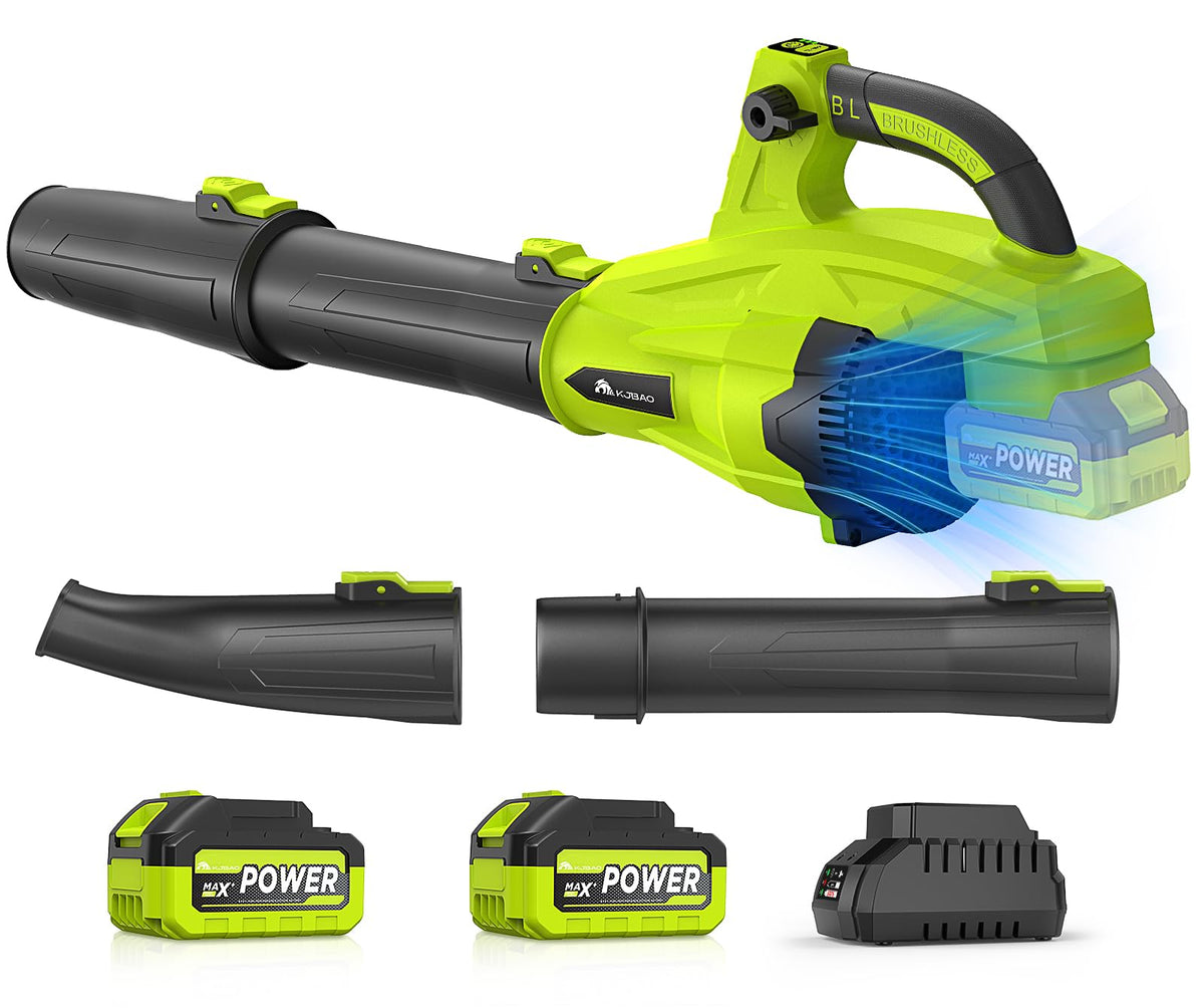 KJBAO Leaf Blower in compact, lightweight design for easy handling.