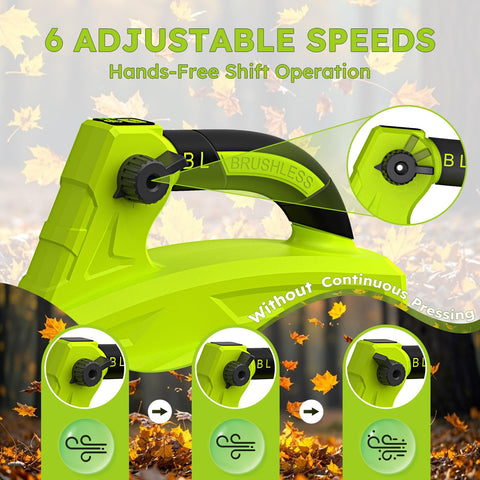 KJBAO six-speed settings provide tailored airflow for tasks.