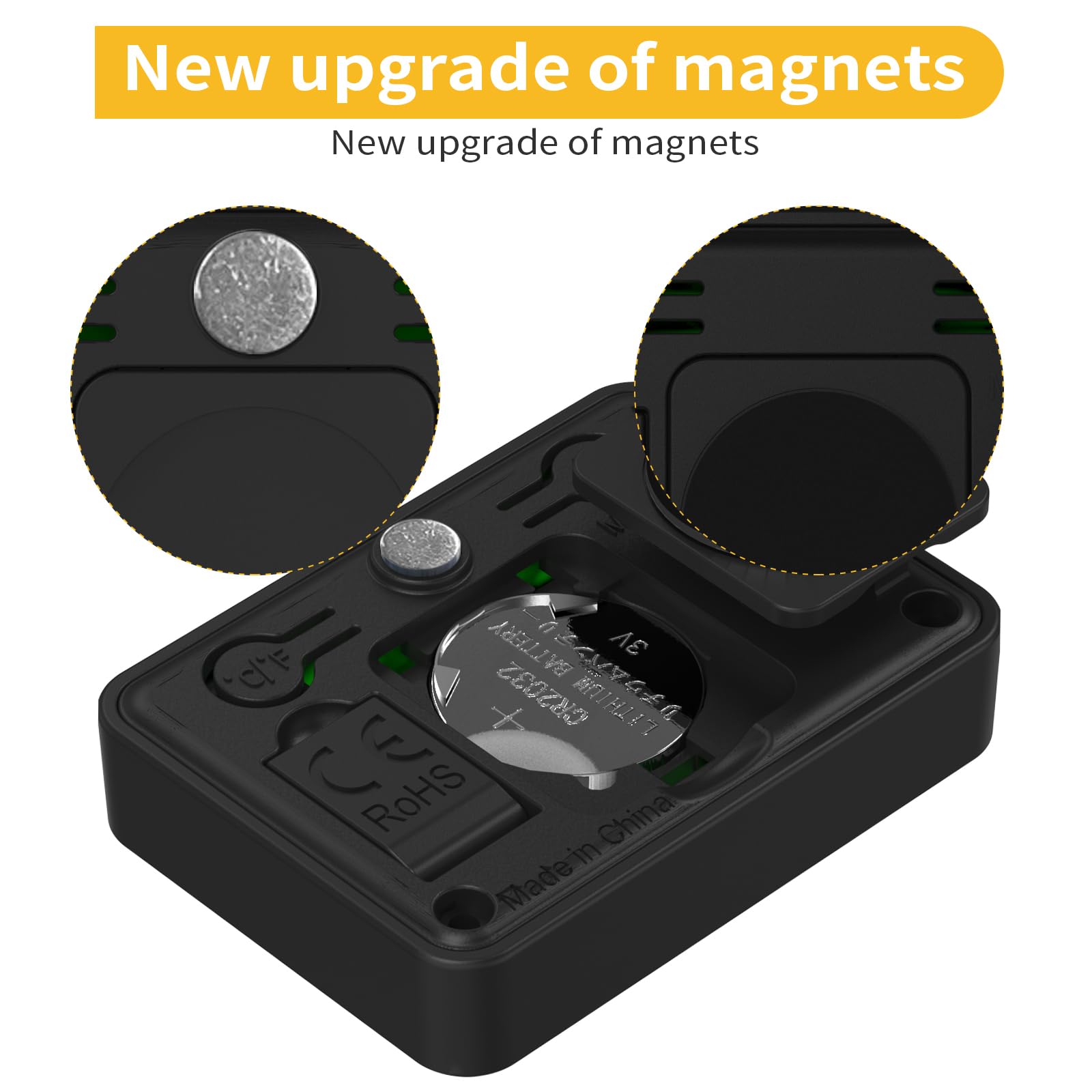 KJCOOSWI four-pack hygrometers including batteries and manual.