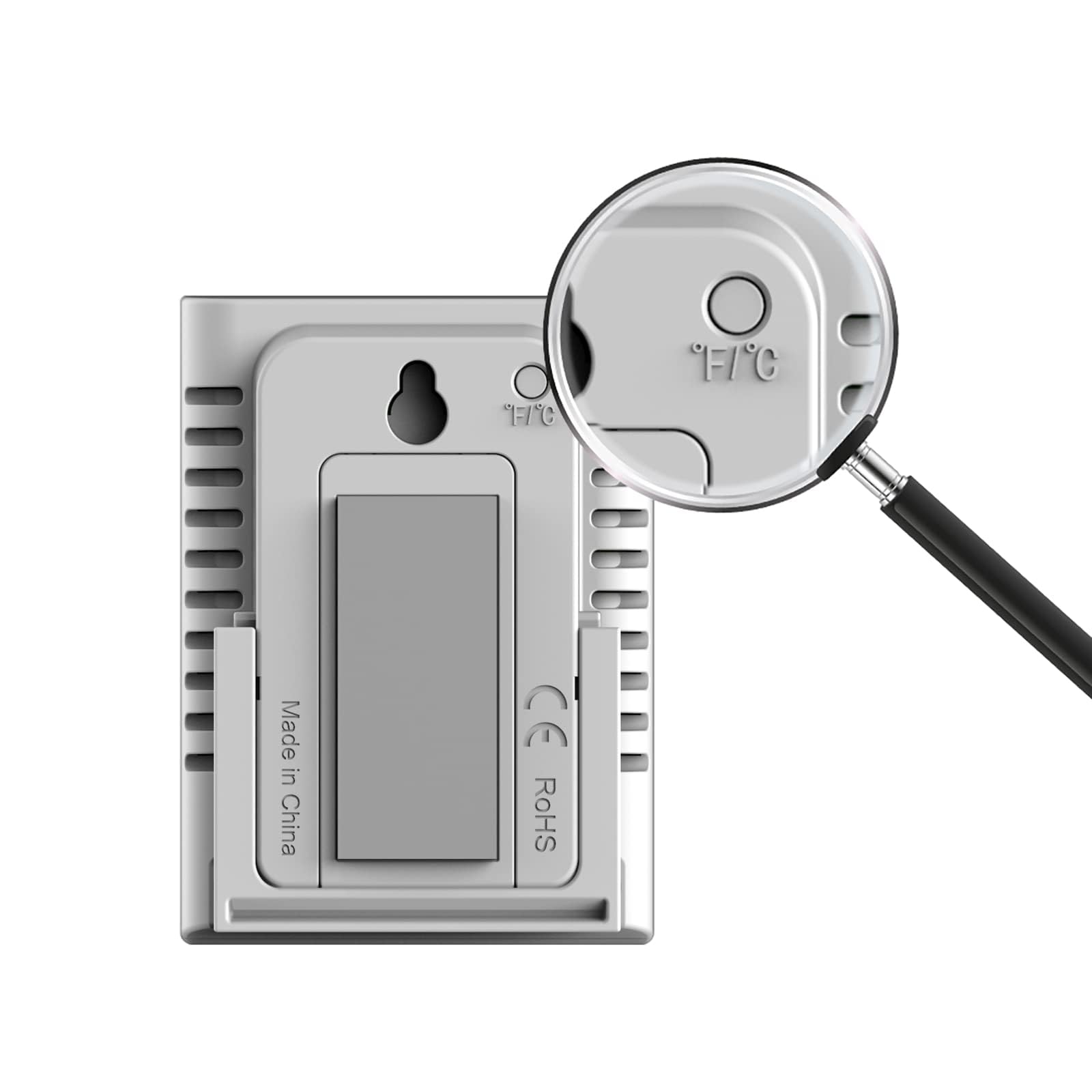 KJCOOSWI humidity gauge helps monitor greenhouse conditions precisely.