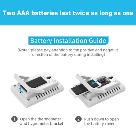 KJCOOSWI Two-pack product shot shows an extra unit for multi-room monitoring.