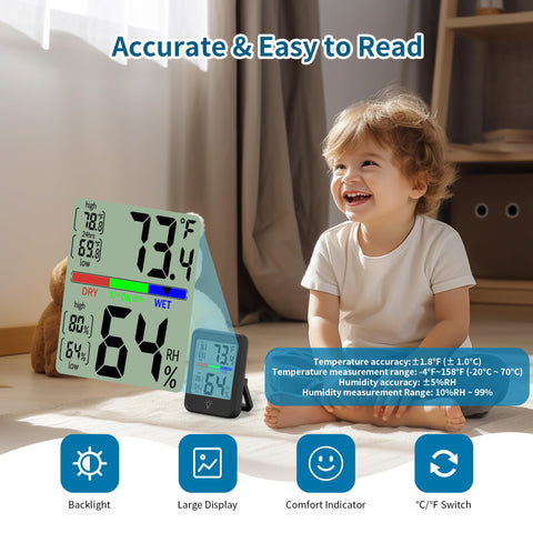 KJMOPRO backlit display supports night-time readings without glare