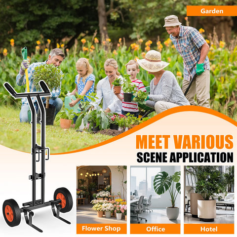 KJX plant caddy quick tool-free setup and use