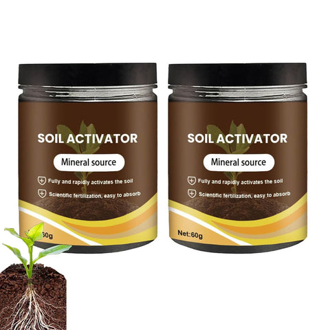 KKINYAS soil activators liquid bottle boosts microbial activity for stronger root systems.