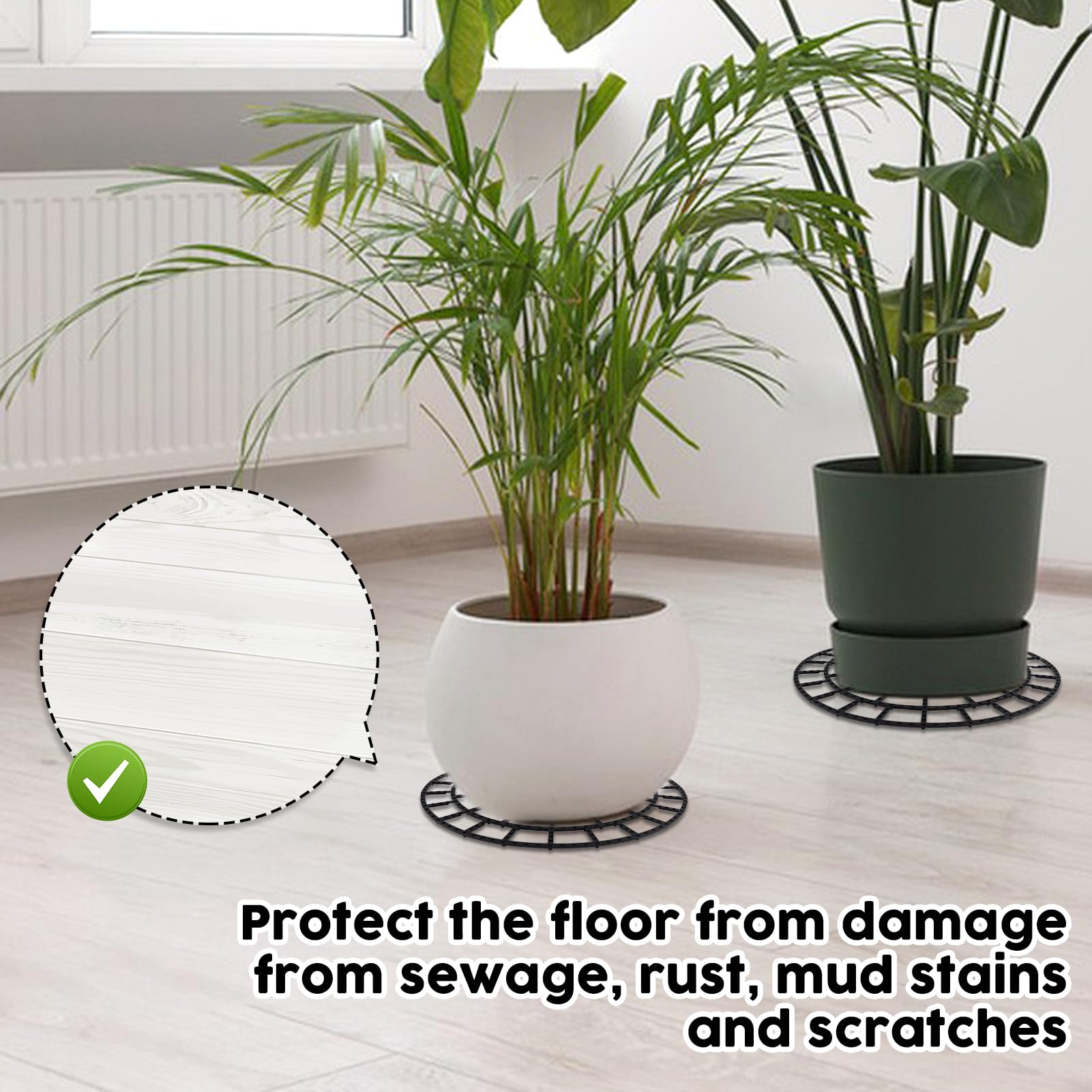 KKONHII indoor and outdoor plant riser suitable for home or balcony