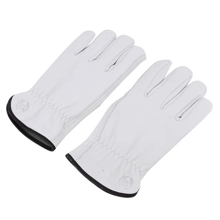 KKOYING leather gloves in action for gardening and DIY projects.