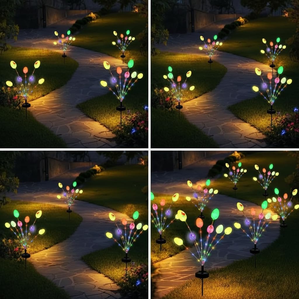 KKZACONL gift-ready Easter light set brings magical yard surprises.