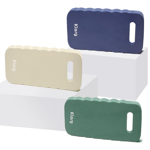 Klarg extra-wide 9-inch kneeling pad offers roomy comfort for knees