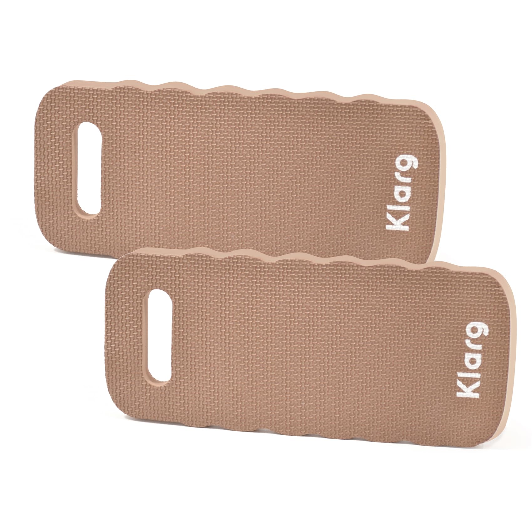 Klarg garden kneeling pad with built-in handle for easy transport.