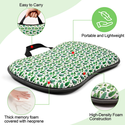 Klarg kneeling pad displays generous 17.7 x 10.8 inch footprint for protection.