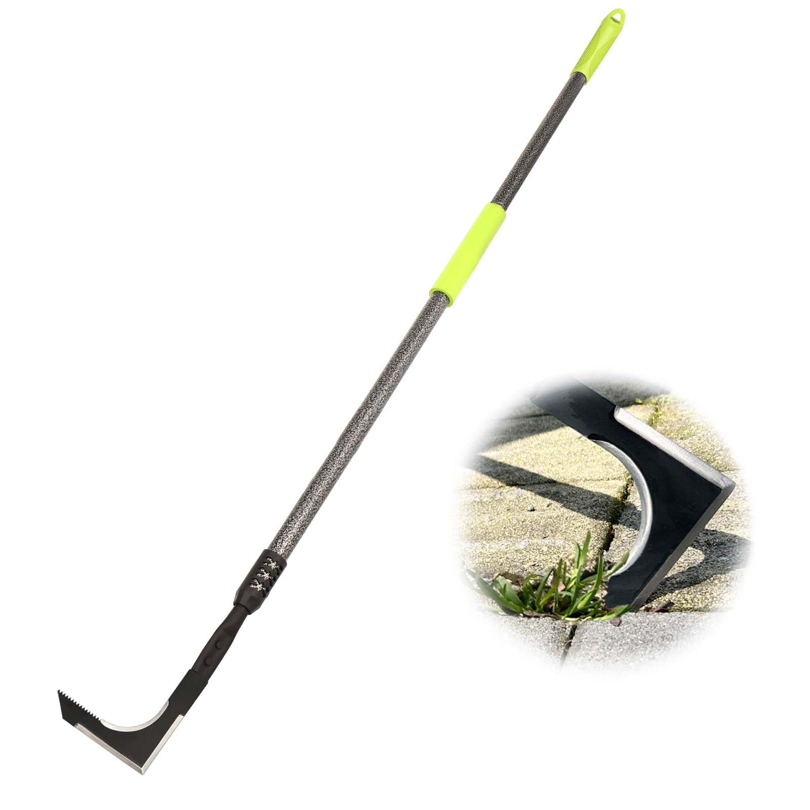 KLDOLLAR Crack Weeder with 48 inch handle for deep sidewalk gap weeding