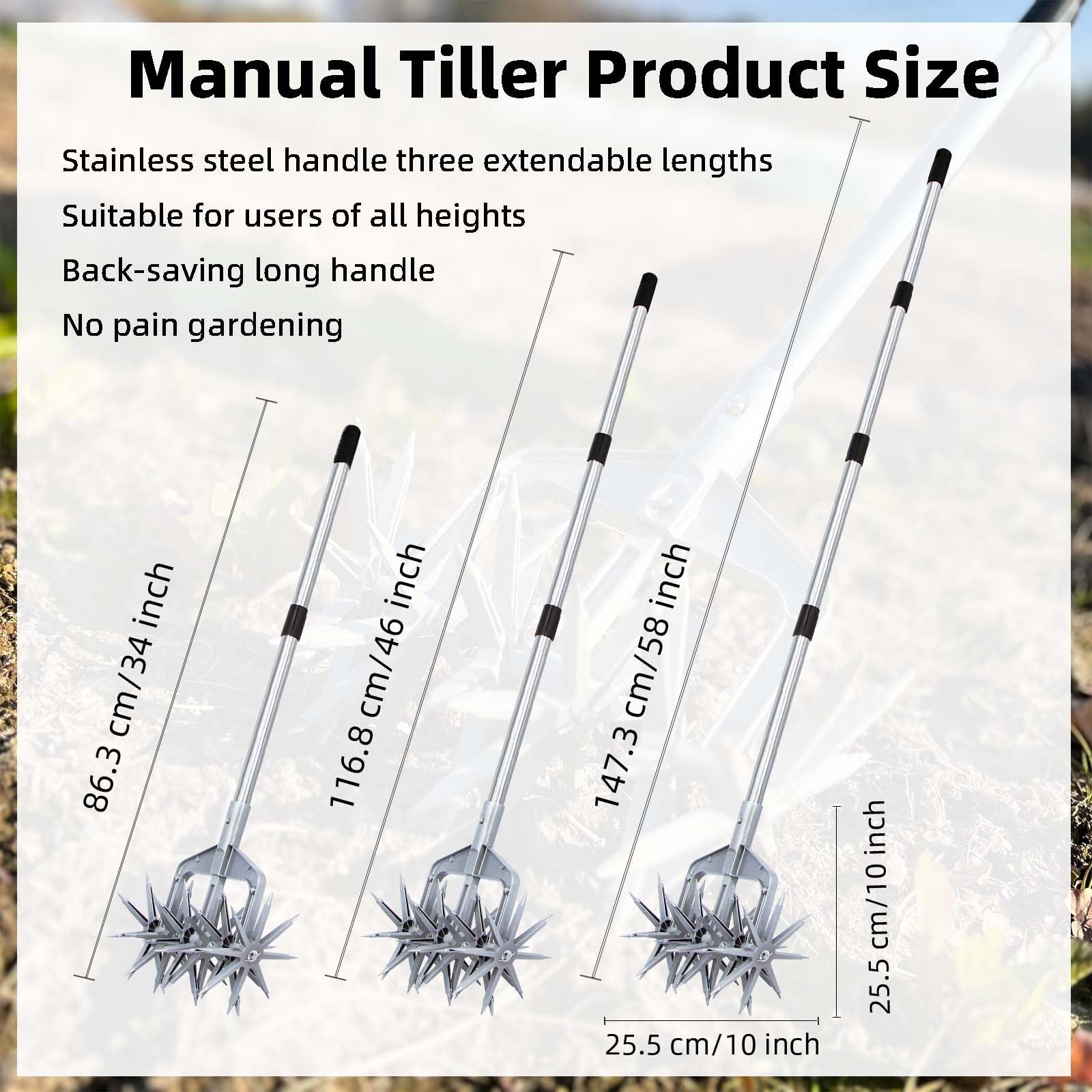 KLDOLLAR aluminum-tine blades stay durable and rust-resistant through seasons