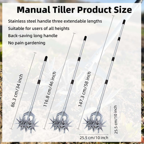 KLDOLLAR aluminum-tine blades stay durable and rust-resistant through seasons