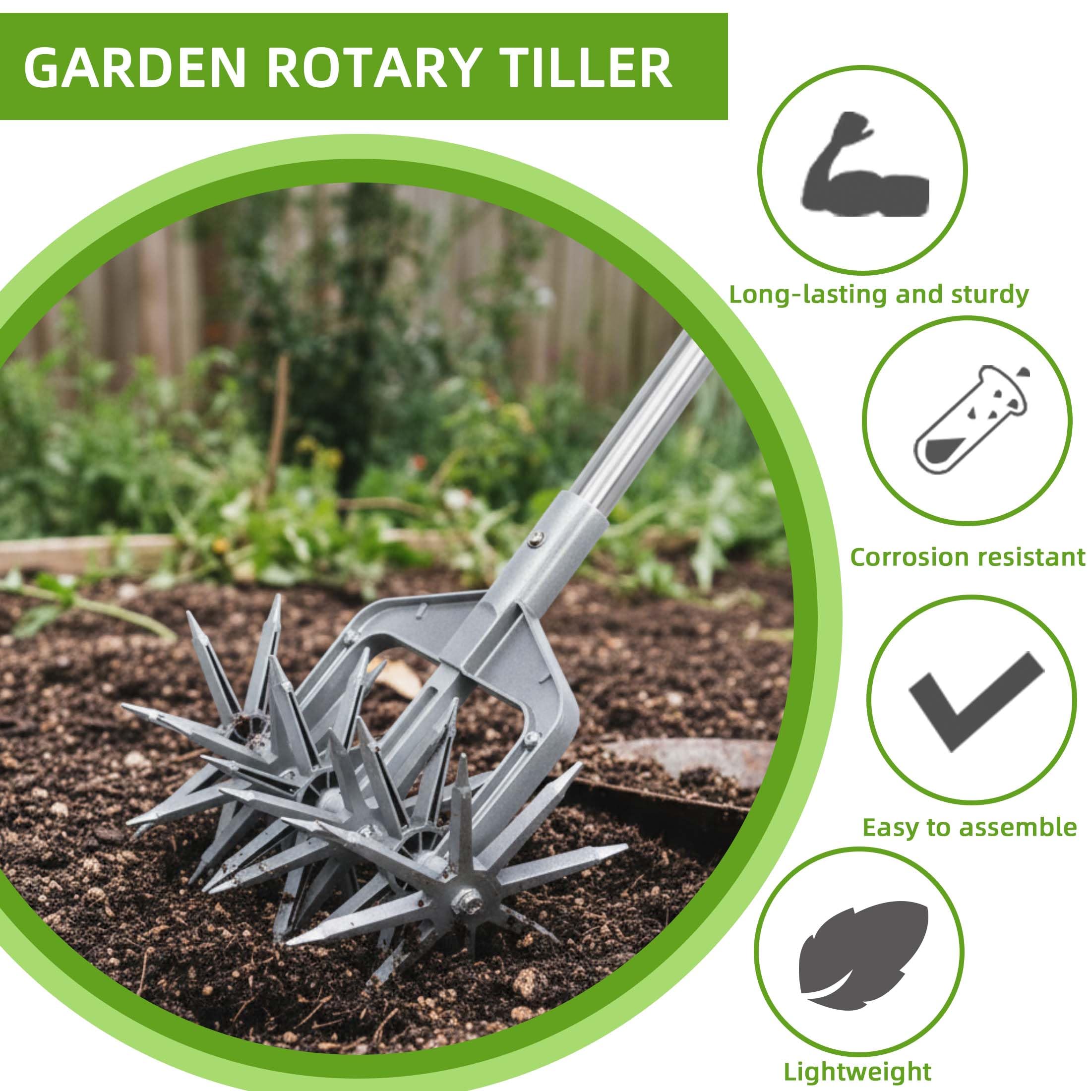 KLDOLLAR cultivator in use demonstrates broad soil tilling and weed suppression for beds