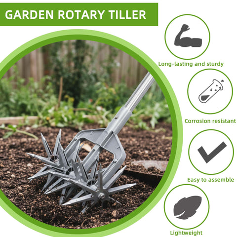 KLDOLLAR cultivator in use demonstrates broad soil tilling and weed suppression for beds
