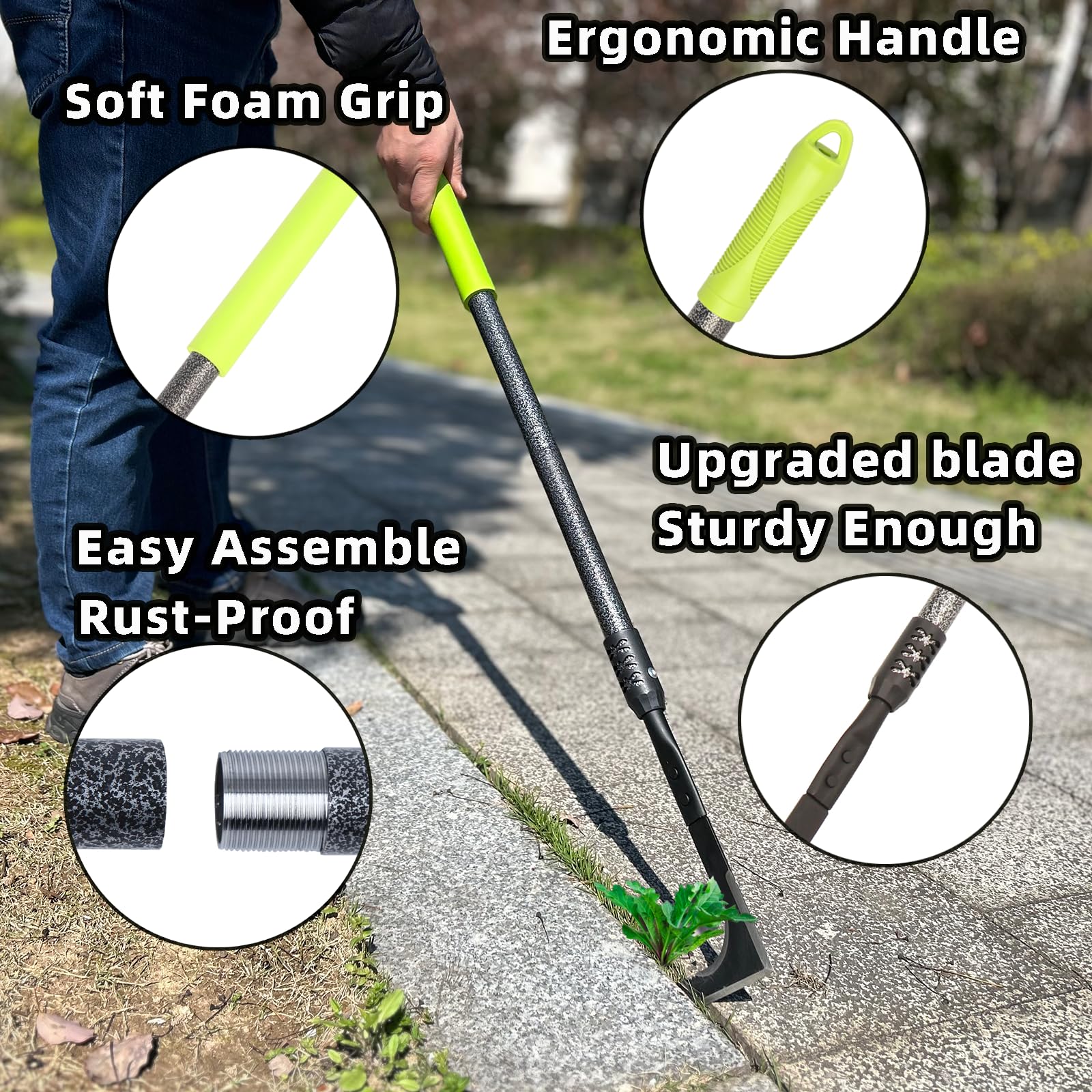KLDOLLAR crevice weeder ideal for sidewalks and paver gaps