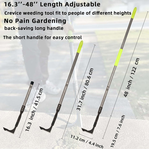 KLDOLLAR soft foam grip to reduce hand fatigue during long weeding