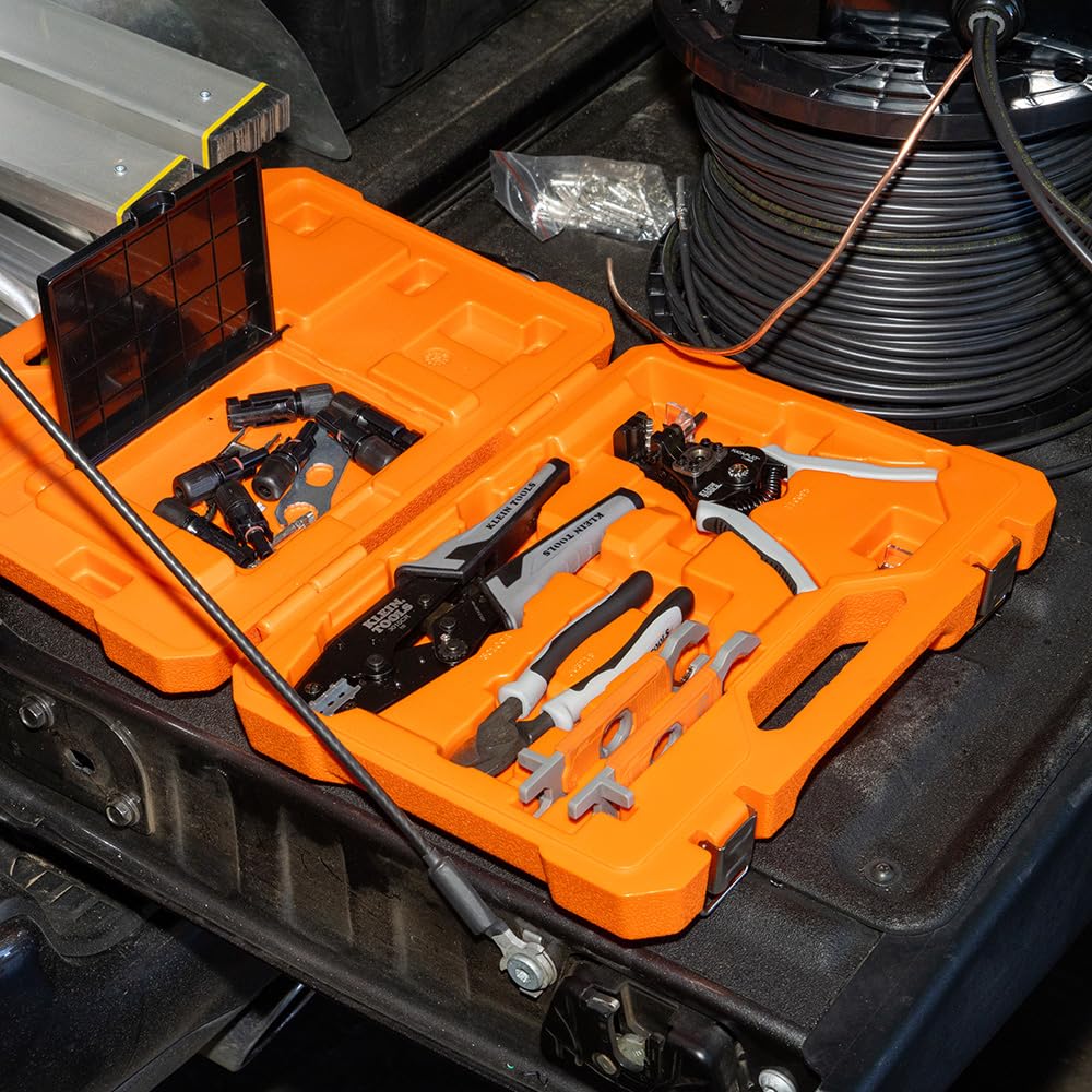 Klein Tools 92919SEP cable cutter trims PV wires cleanly for precise installations