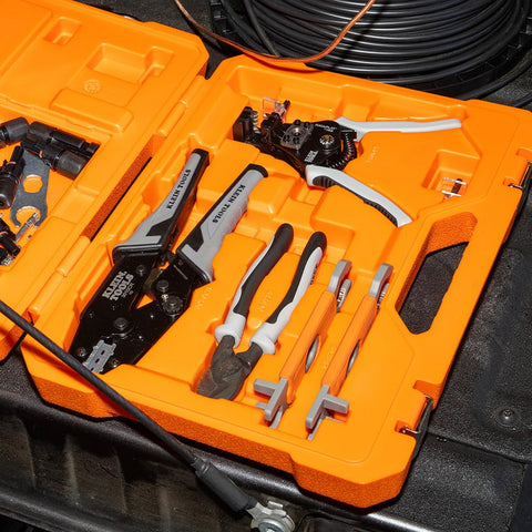 Klein Tools 92919SEP automatic wire stripper handles PV wires efficiently