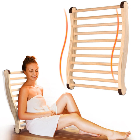 KlenzMate universal-fit backrest compatible with most saunas