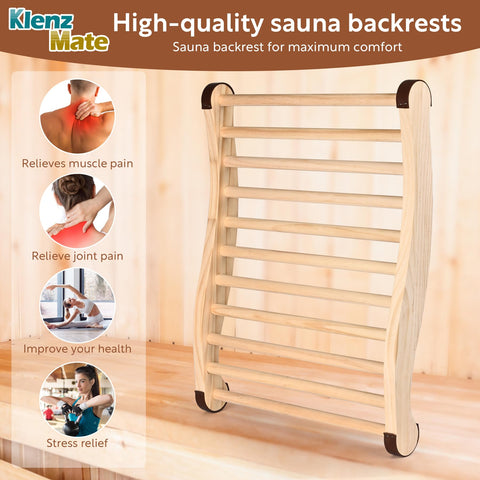 KlenzMate backrest with a smooth, sanded finish for easy cleaning
