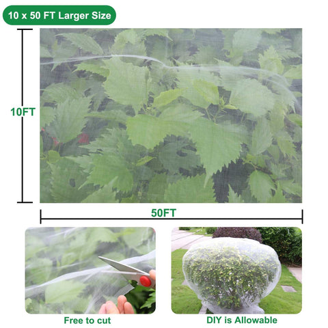 KLEWEE lightweight, durable mesh enables easy plant growth checks.