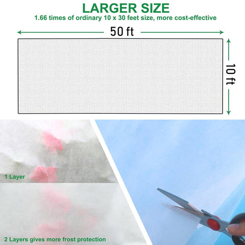 KLEWEE thickened-frost-cloth close-up shows durable 1.05 oz fabric for long use