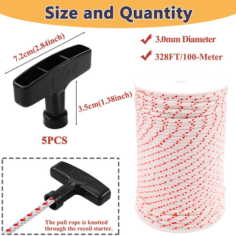 Klfte 5-pack handle for quick spool replacements.