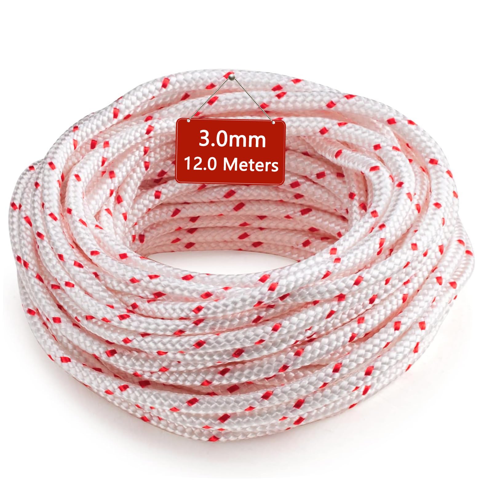 Klfte pull cord rope 40ft 3mm ready for universal starter replacement.
