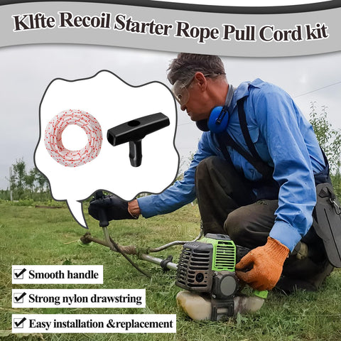 Klfte universal starter kit for lawn mowers generators and chainsaws