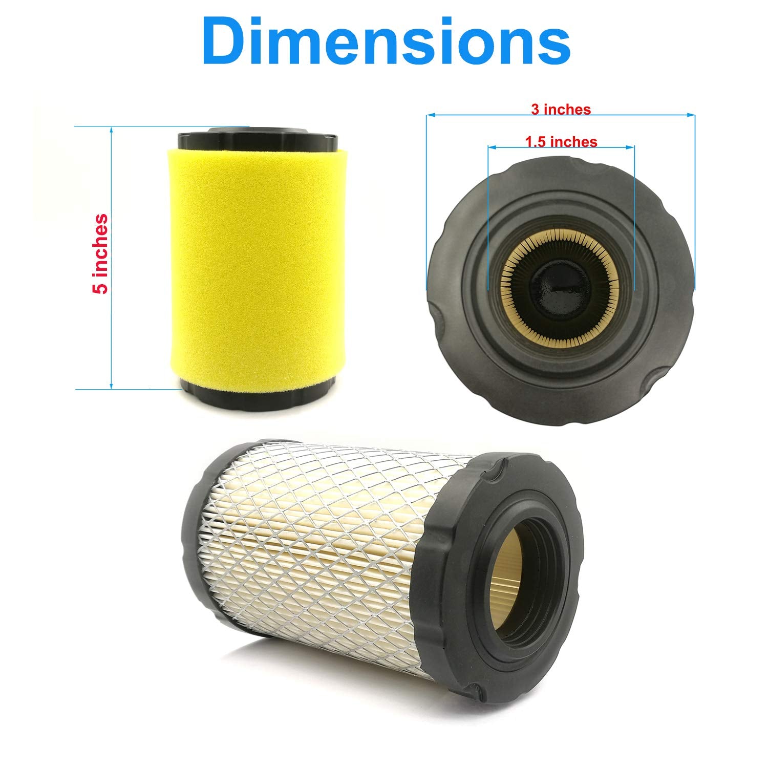 KlirAir compatibility label image emphasizes OEM-like fit for multiple brands.