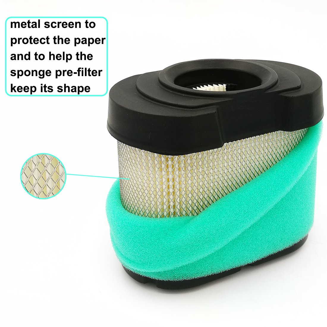 KlirAir foam pre-cleaner 2-pack shown for engine protection and debris separation
