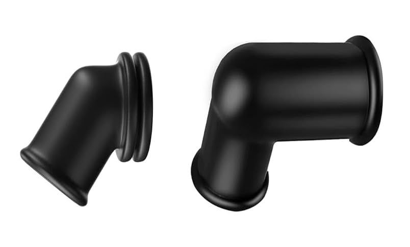 Package showing 90° and 45° grommets for versatile routing options.