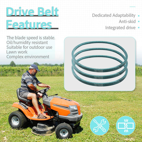 KLMHT two pack belt for Exmark Toro, replacement for 30 inch decks.