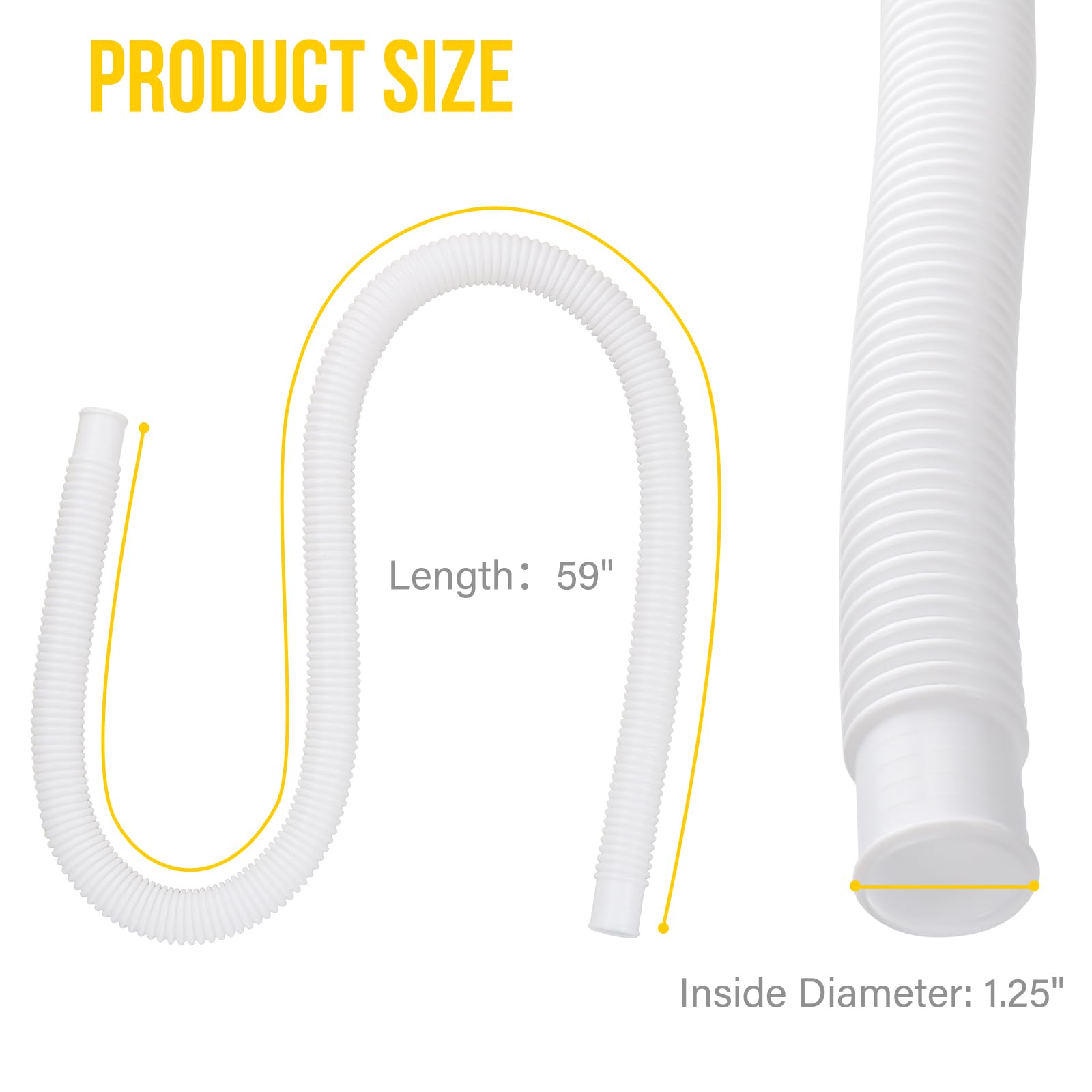 klokutta pool hose flexible design for easy installation