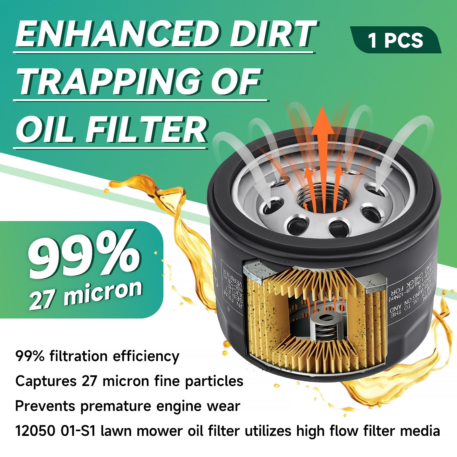 KLWZH oil filter assembled image featuring synthetic media for efficient filtration