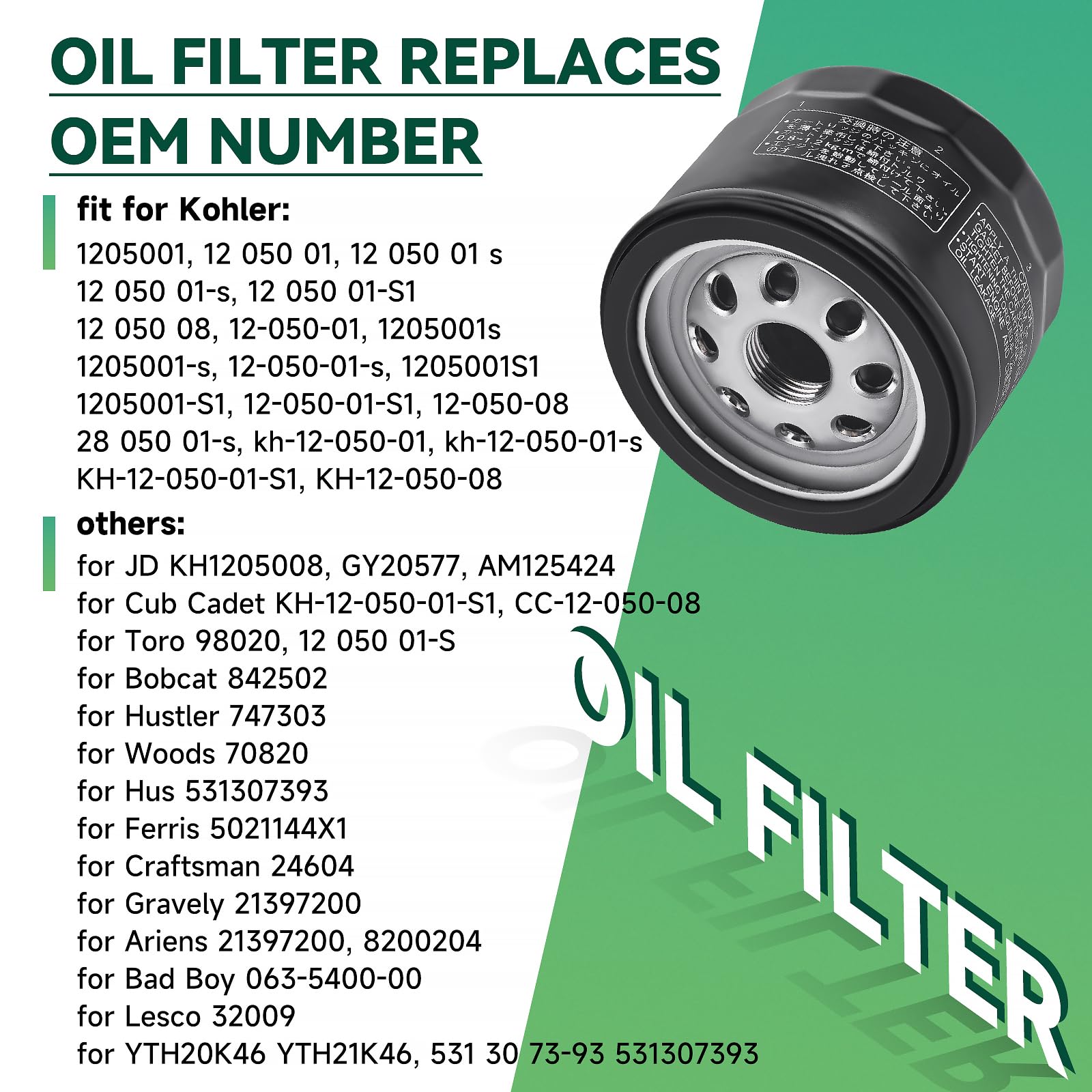 KLWZH oil filter metal casing close-up highlighting robust construction