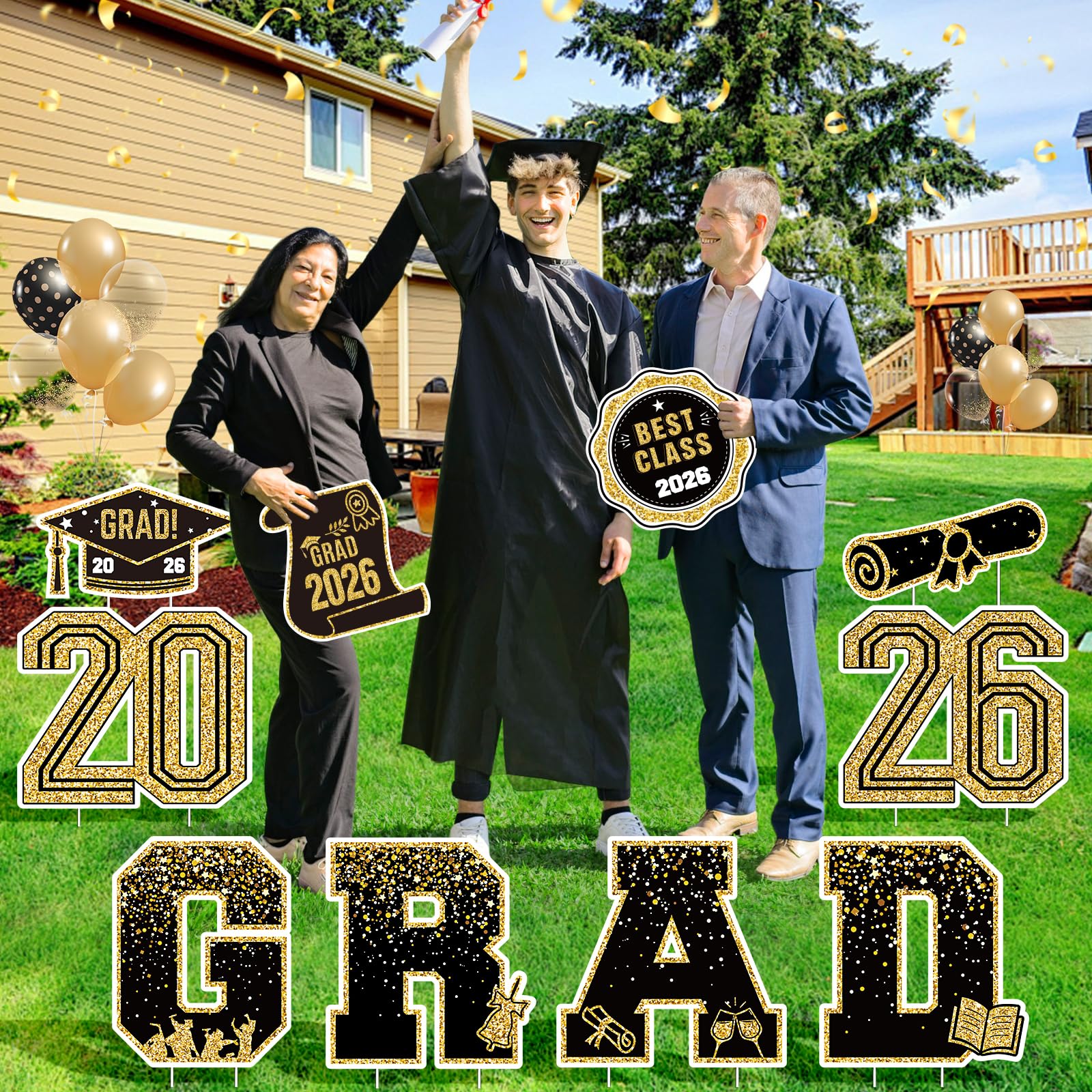 KLYRO class of 2026 design yard signs create timeless outdoor memories.