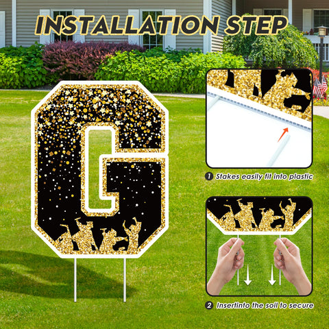 KLYRO graduation cap mini sign adds classic symbolism to photo props.