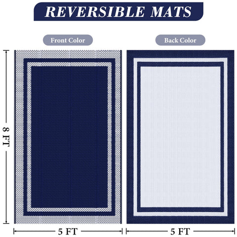 KMAT outdoor rug waterproof material protects surfaces and cleans easily