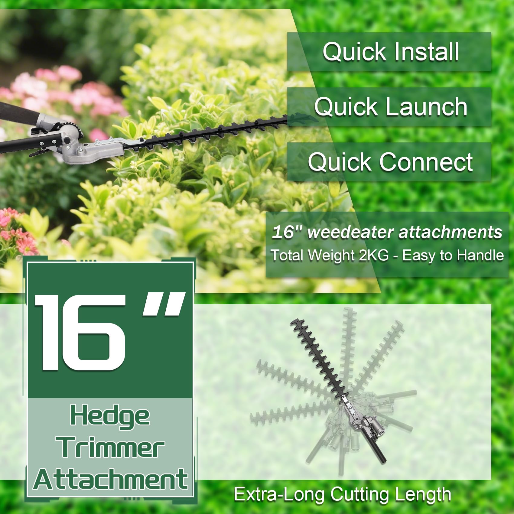 KMHGD easy installation for quick garden tool upgrades