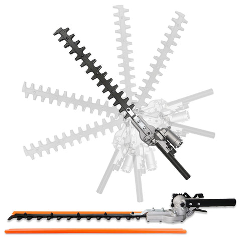 KMHGD hedge trimmer attachment at 16-inch blade for versatile hedge trimming