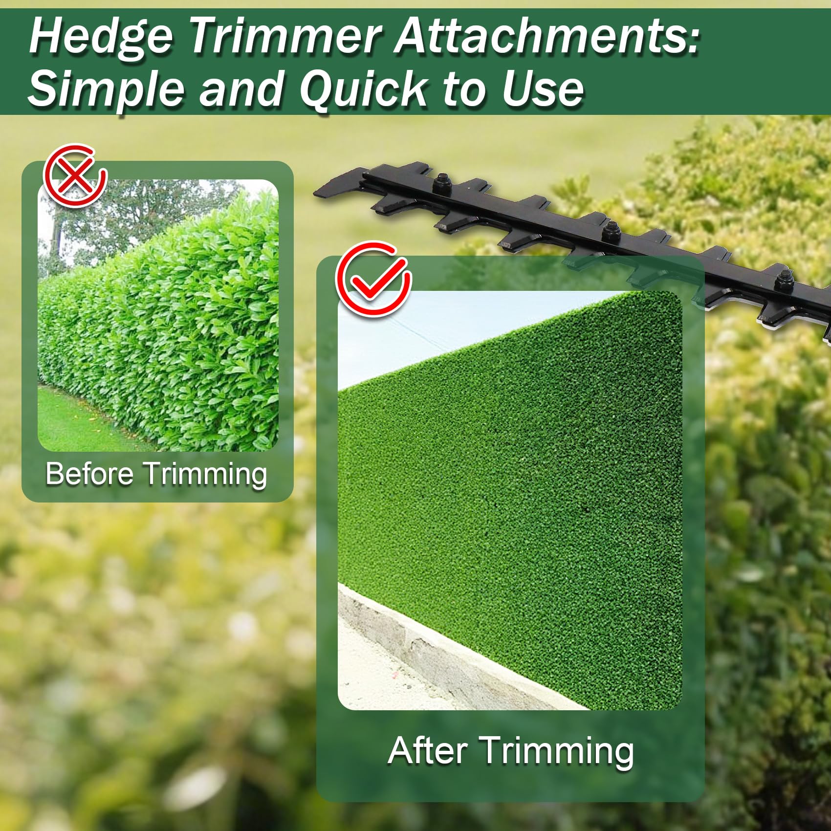 KMHGD premium 65Mn steel blade delivering sharp, durable cuts
