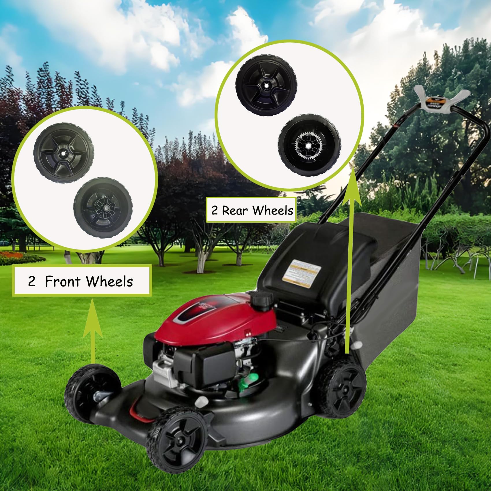 KMHGD HRN216 compatibility wheels fit original specifications.